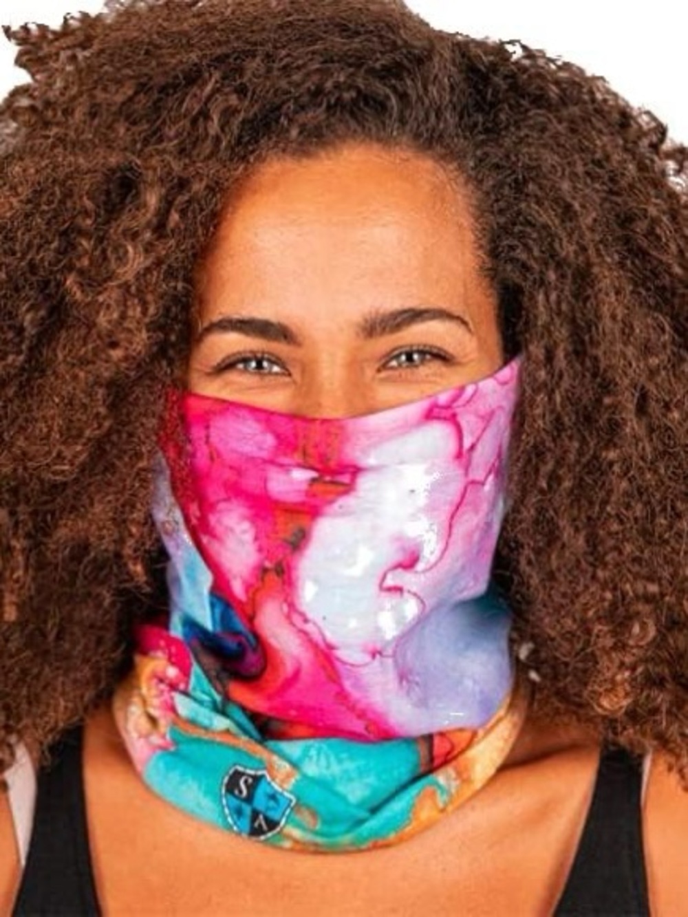5 pk  SA brand Multi-Color Marble Print Neck Gaiter - Women Accessories